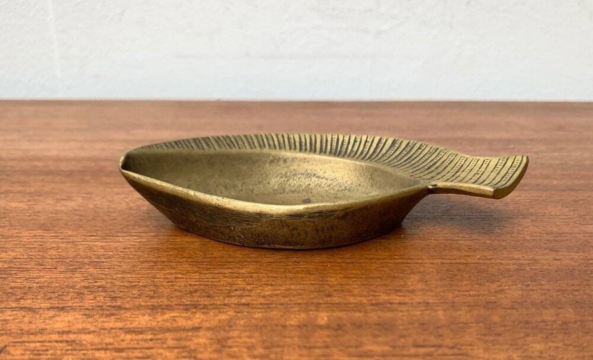 Bronze ashtray from the mid-century, 1950s.