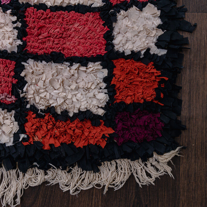 Berber carpet Boucherouite 165x265 cm