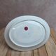 Antique sauce boat Sarreguemines bamboo shape – unlisted blue decoration – ironstone