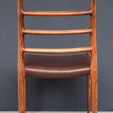 Niels O Moller's series of 5 chairs in Rio rosewood