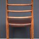 Serie de 5 chaises de Niels O Moller en palissandre de Rio
