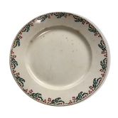 Round dish - faïence Choisy-le-Roi Hippolyte Boulenger