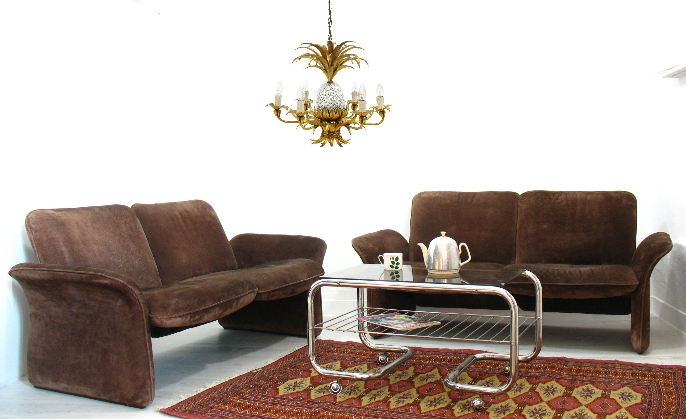 DS50 Sofa Set from de Sede, 1970s, Set of 4