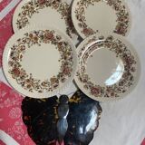 4 Johnson Bross dessert plates