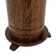 Vintage oak plant table low stool 70s design