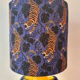 Upcycled table lamp made from an original Dümler & Breiden Pop Art vase.