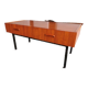 Meuble console en bois et métal