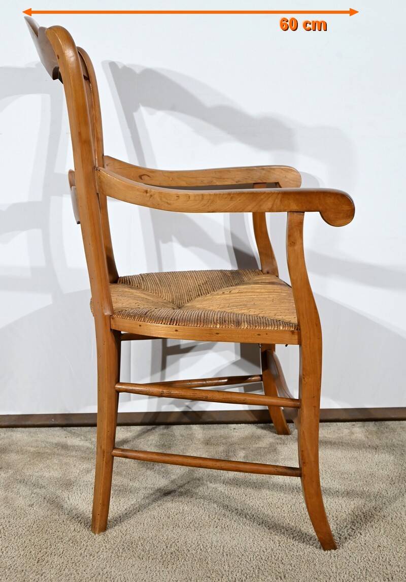 Grand-Mère Armchair in Cherrywood, Louis Philippe style – Late 19th century