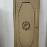Set of two moulded panel doors from the 19th century.