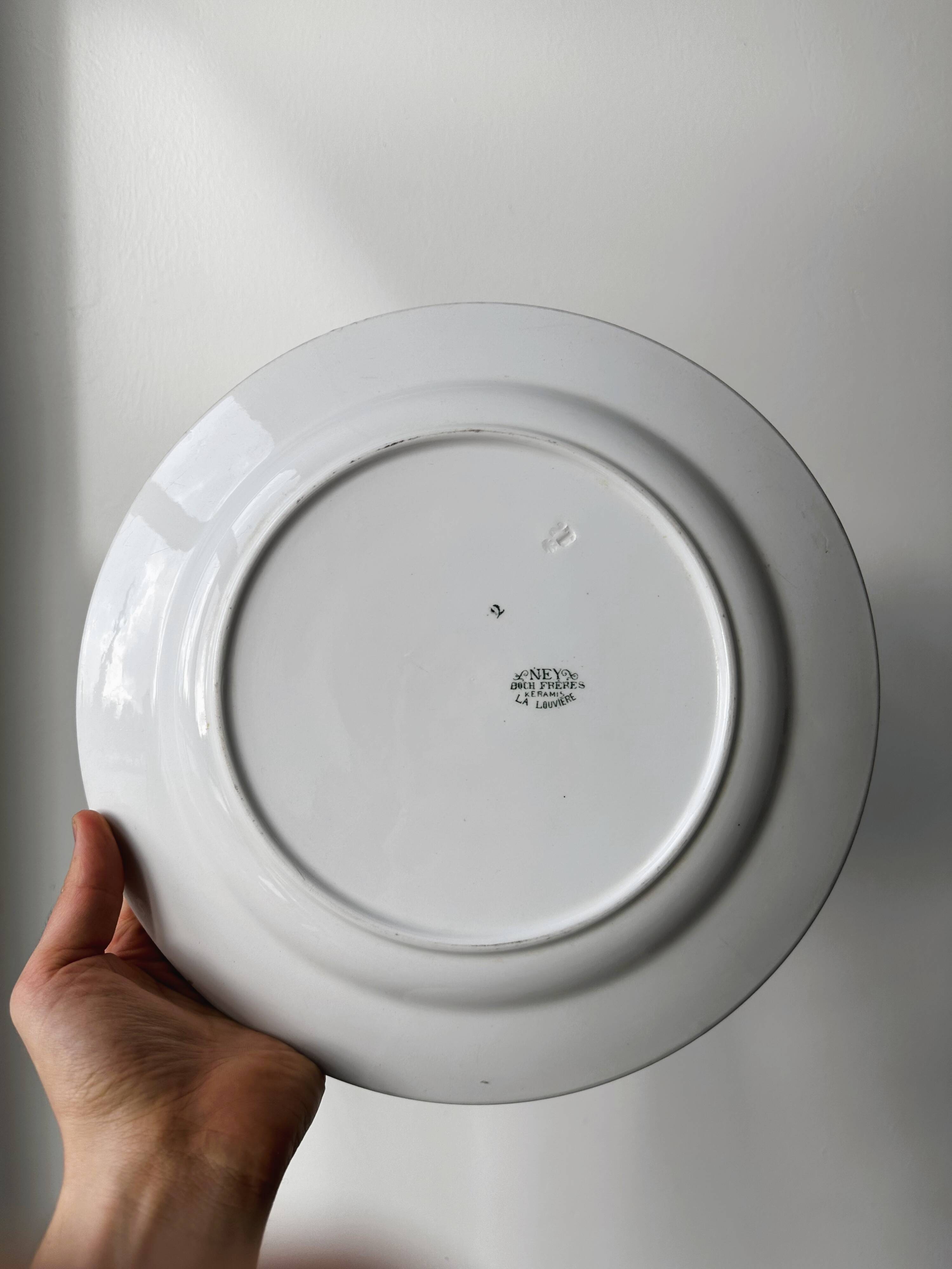 Pie dish 'Ney' Boch Frères La Louvière Belgium