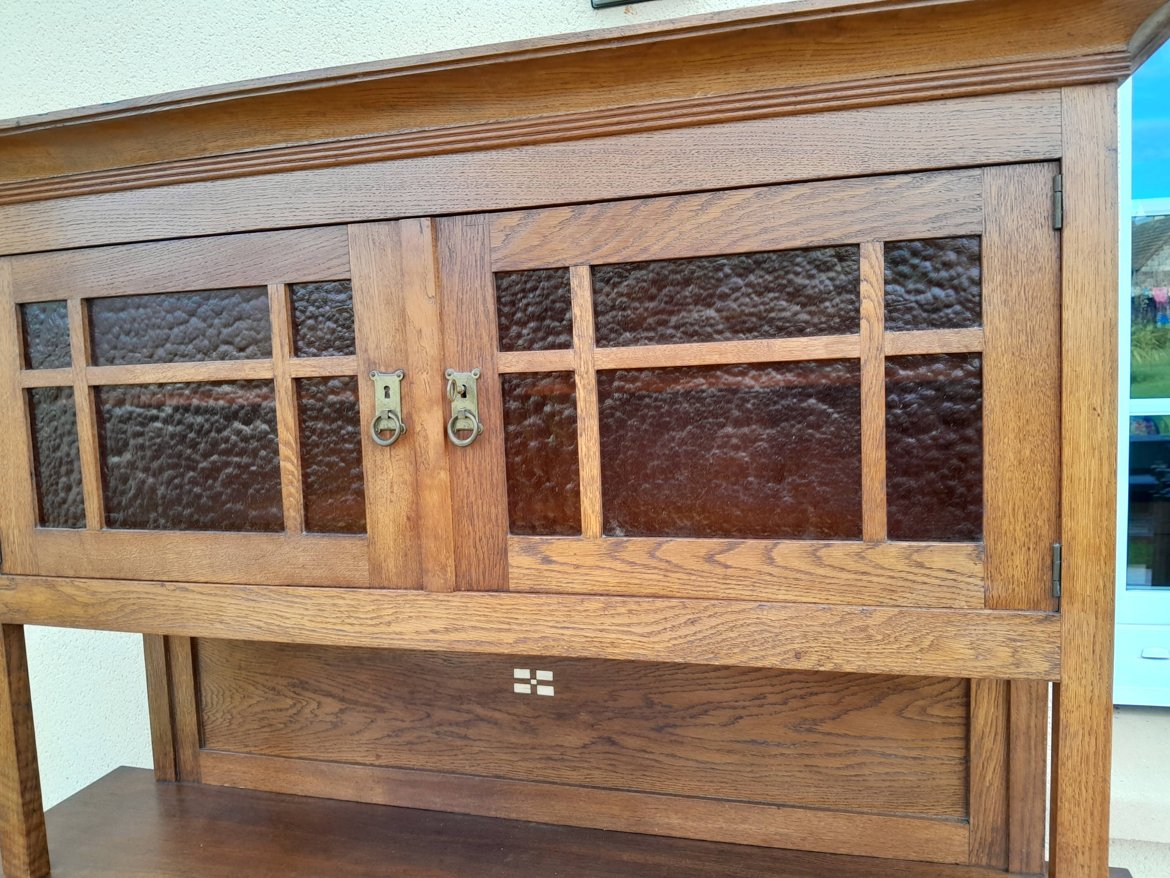 Antique art deco sideboard shapland and petter vintage