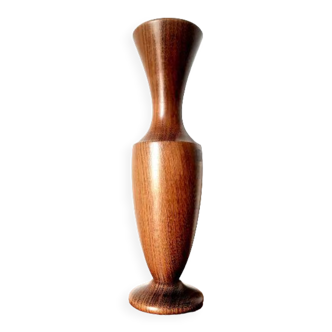 Vase soliflore design en bois