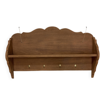 Wall shelf coat rack