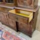 English mahogany secretary bookcase from the 1970s
