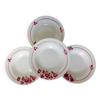 4 deep plates from Moulin des Loups 220642