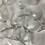Antique stemmed glasses