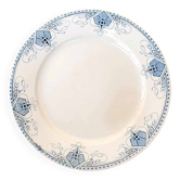 U&C Sarreguemines flat plate Germaine model
