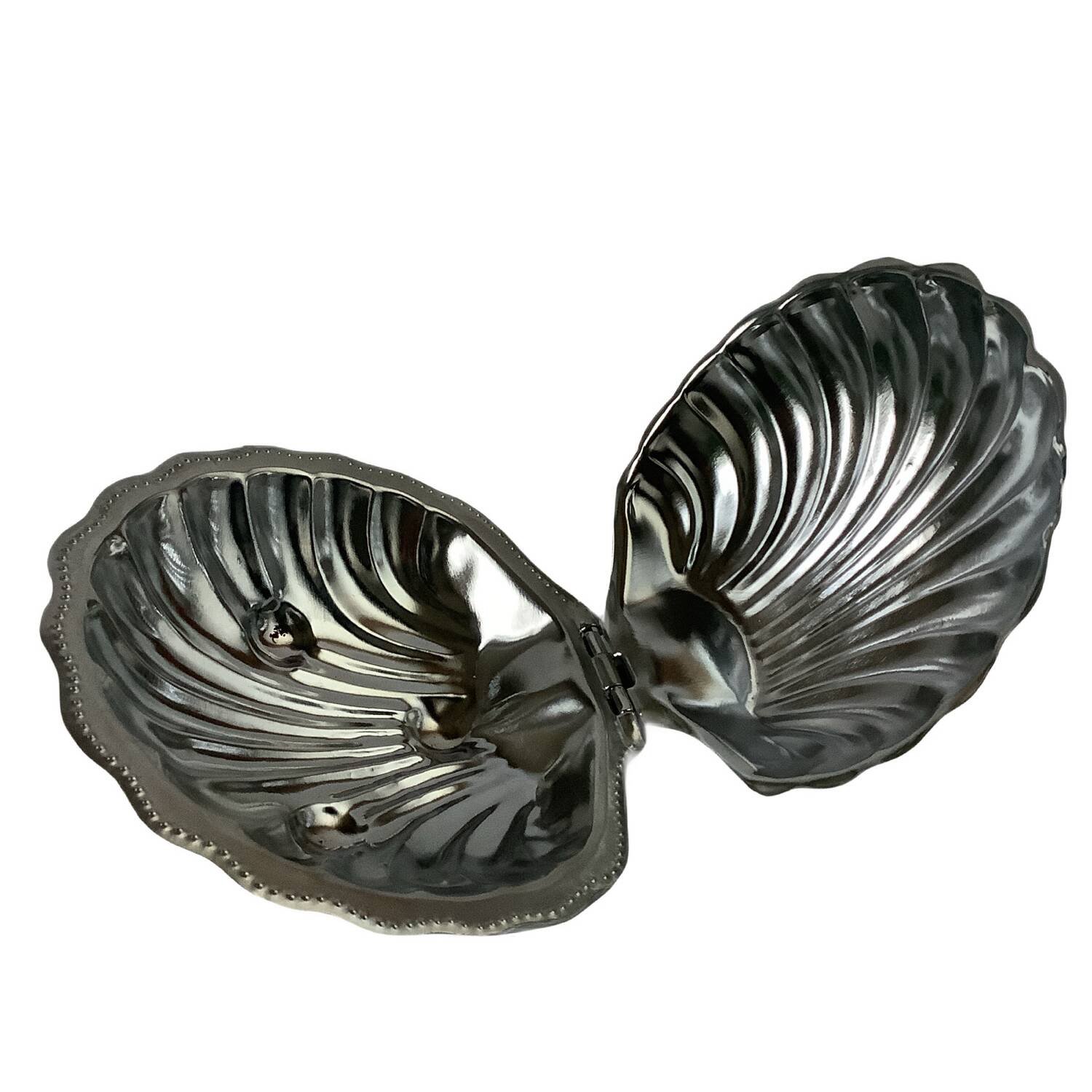 Vintage Shell Butter Dish – Art Deco Style