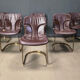 Chaises de salle à manger vintage par Cidue, ensemble de 6, années 1970.