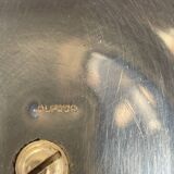 Vintage Orbisa 5-branch chandelier in silver-plated metal, Alpaca base.