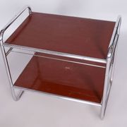 Bauhaus Side Table in Chrome-Plated Steel, 1930s