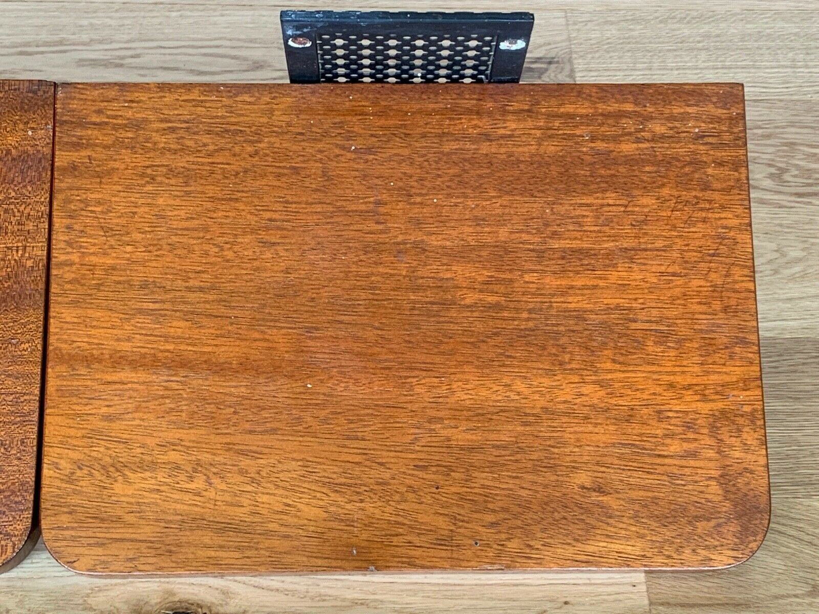 Pair of 1960 wood shelves