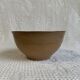 Large Longchamp glazed stoneware salad bowl, dating from the 1970s, in brown tones