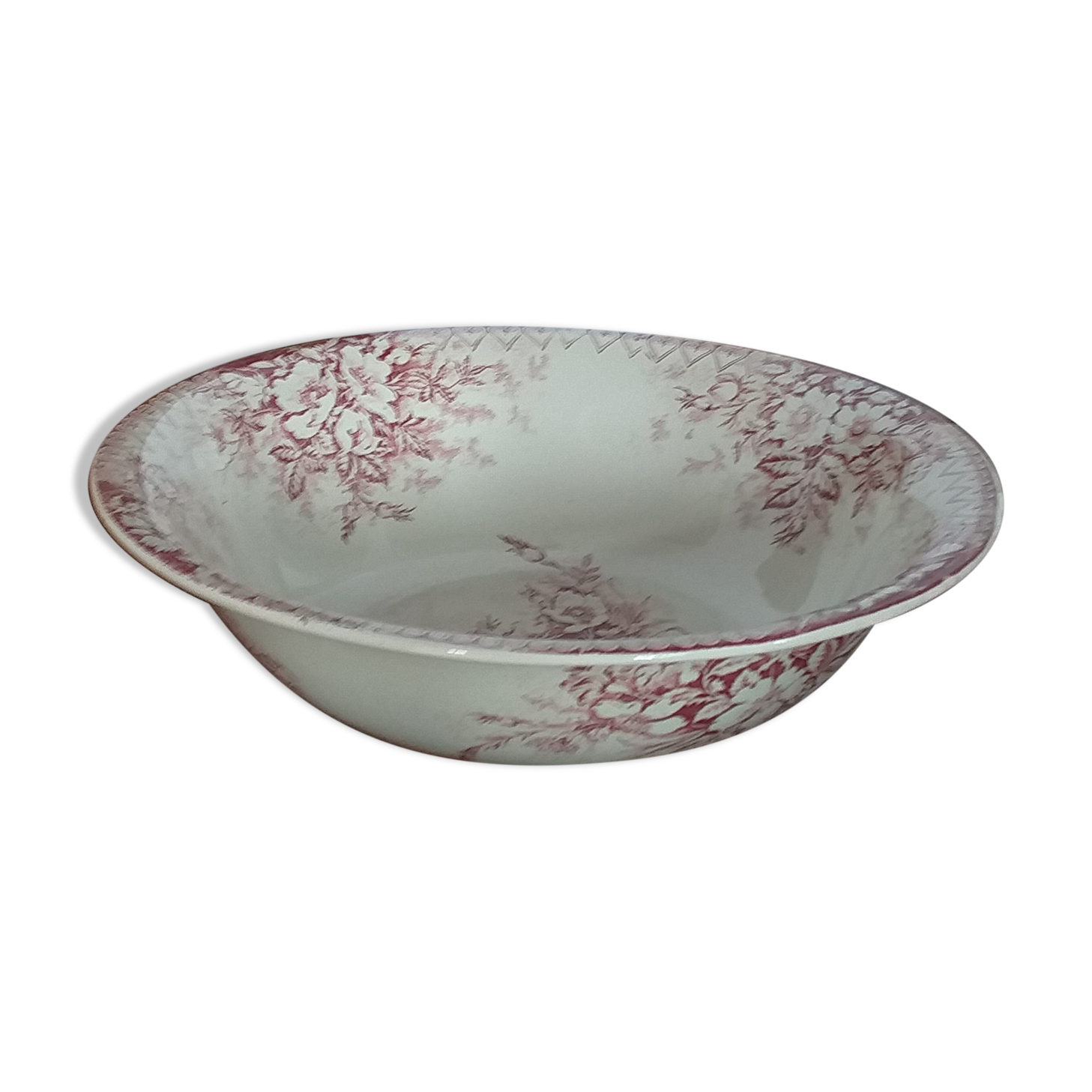 Ceramic washer pink décor