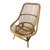 Rattan armchair