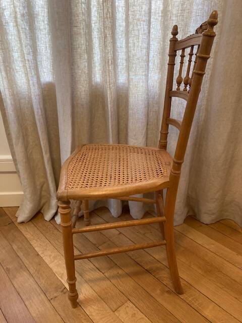 Napoleon III caned chair