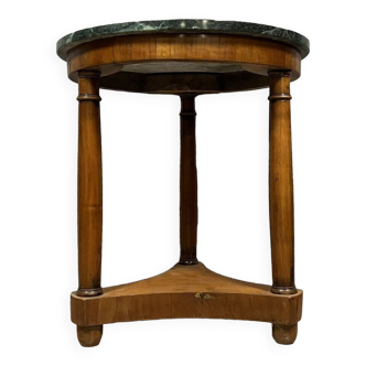 Circular Empire mahogany pedestal table circa 1900