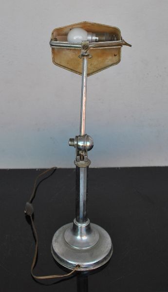 Lamp pirouette years 30 art deco metal chrome