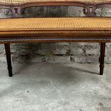 Louis XVI style basket bench