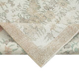 Turkish hand-knotted 1970s beige carpet 172 cm x 270 cm