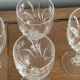 8 crystal stem glasses model Lude