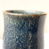 Blue stoneware vase