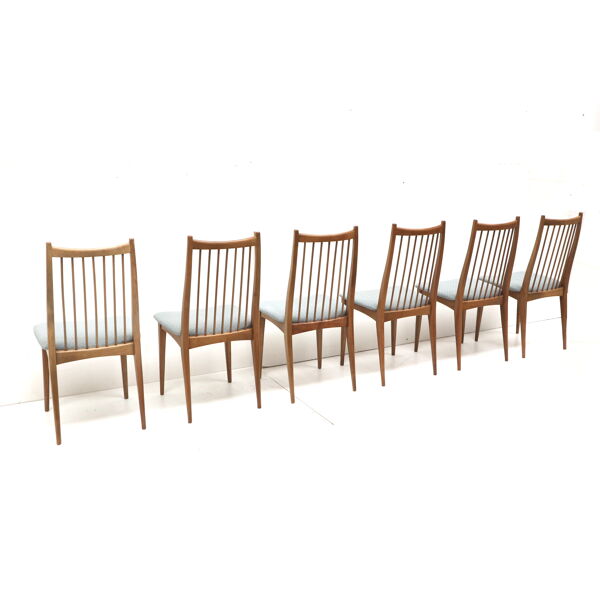 Lot de 6 chaises de salle à manger / chaises de bar des années 1960
