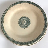 Old flat plates Creil Montereau