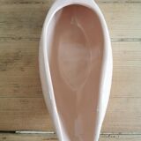 Pink ceramic fish saucière from Digoin, vintage