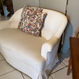 Vintage white sofa