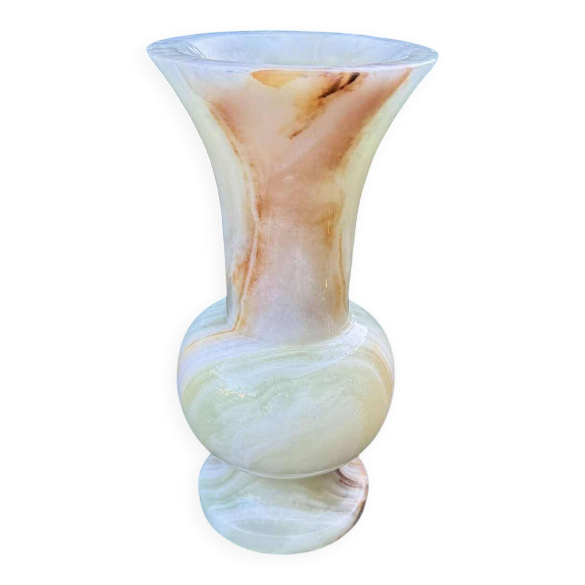 Large onyx vase Italy 1960s