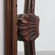 Art Deco octagonal wooden mirror, France ca. 1920
