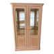 Vintage display cabinet in white rosewood from the 1990s.