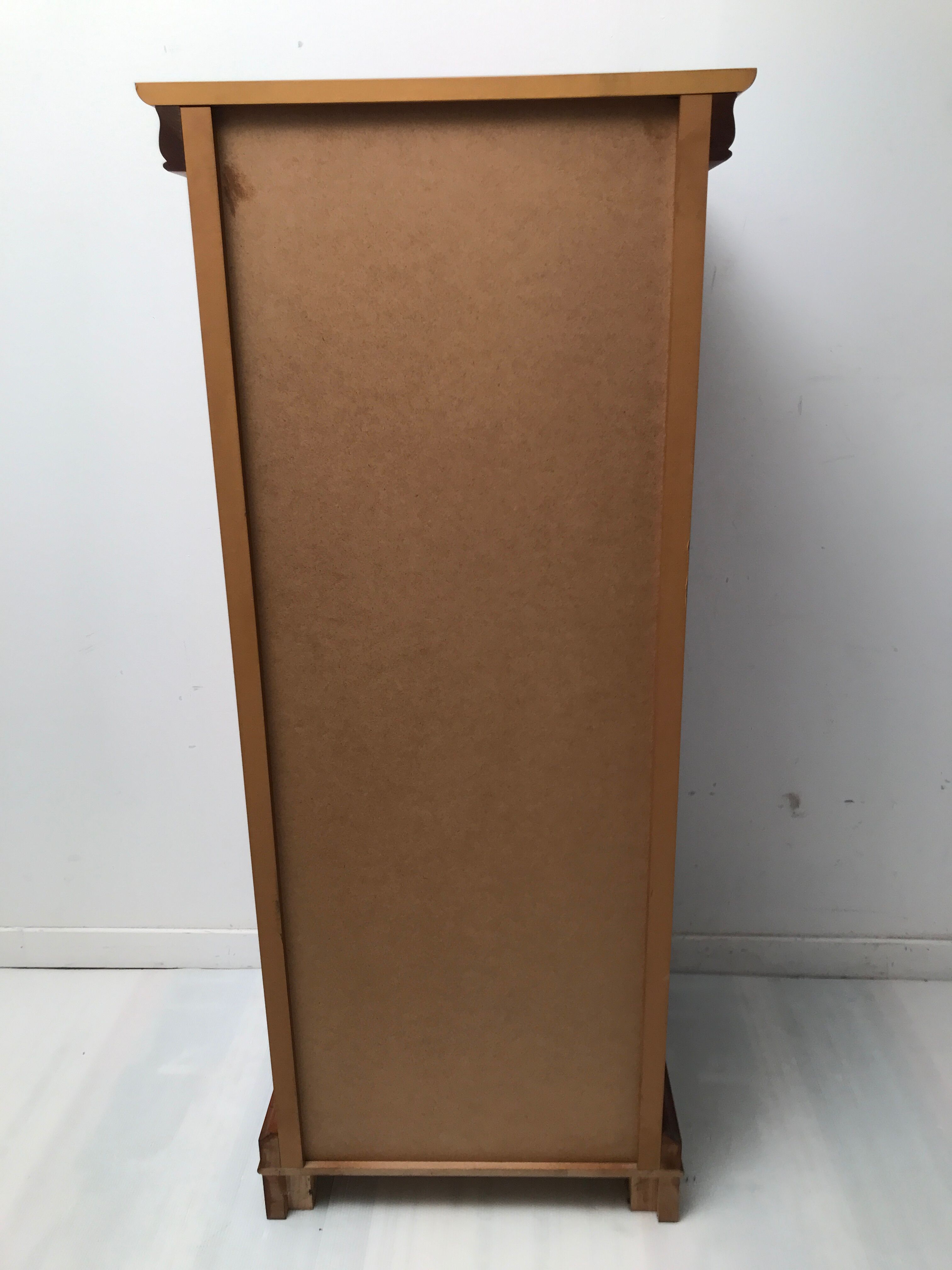 Louis Philippe style curtain binder cabinet