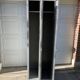 Two-door metal locker