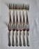 12 silver-plated dessert forks Guildar
