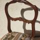 2 antique Louis XV style walnut chairs