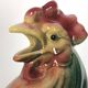 Pichet coq en barbotine