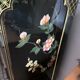 Chinese secretarial cabinet lacquered black Asian