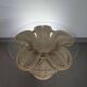 Split reed / pencil reed / rattan / bamboo bell flower side table.